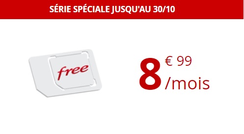 La série limitée Free Mobile 60Go à 8,99€, une promotion qui n'en finit plus !