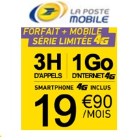 La Poste Mobile : Une nouvelle série limitée 4G et remise prolongée sur le forfait illimité sans engagement !
