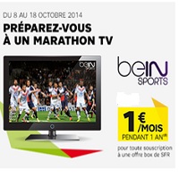 Top départ ! 10 jours pour profiter de beIN SPORTS à 1€ chez SFR