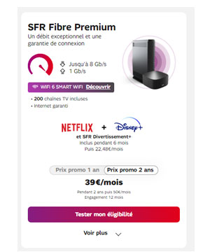 promo box premium SFR