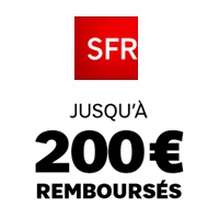 SFR vous rembourse jusqu'à 200€ sur des Smartphones comme le LG G3, le HTC One M8, l'iPhone 6 ou encore le Samsung Galaxy S6 !