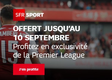 Profitez en exclusivité de la Premier League gratuitement jusqu'au 10 septembre avec l'opérateur SFR
