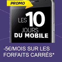 Bon plan SFR : Le forfait illimité 20Go à partir de 19.99€ avec les 10 jours mobiles !