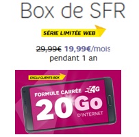 Plus que 2 jours pour profiter de la Box de SFR à partir de 9.99€ par mois !