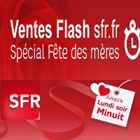 Vente flash spéciale Fête des Mères chez SFR
