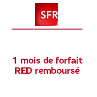 SFR RED : 1 mois de forfait offert en conservant votre numéro !