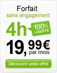 Simplicime propose un forfait mobile 4h sans engagement à petit prix