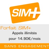 Un forfait illimité à moins de 15€ chez SIM +