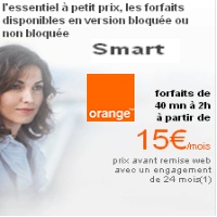 Quelques informations sur le nouveau forfait Smart chez Orange