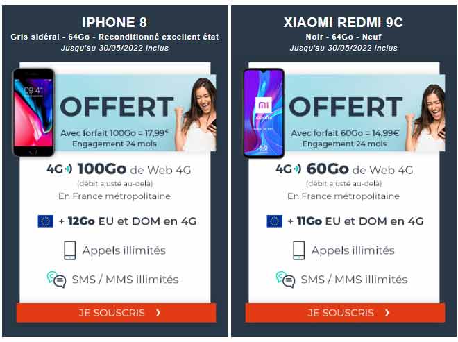 Smartphone offerts avec Cdiscount