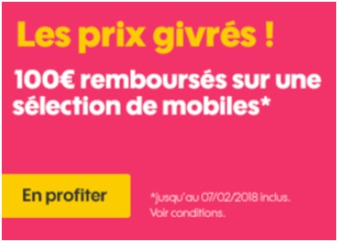 Soldes hiver 2018 : SOSH rembourse 100 euros sur trois Smartphones à petit prix 