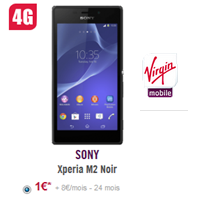 Sony Xperia M2 à 1€ chez Virgin Mobile jusqu'au 1er Juillet