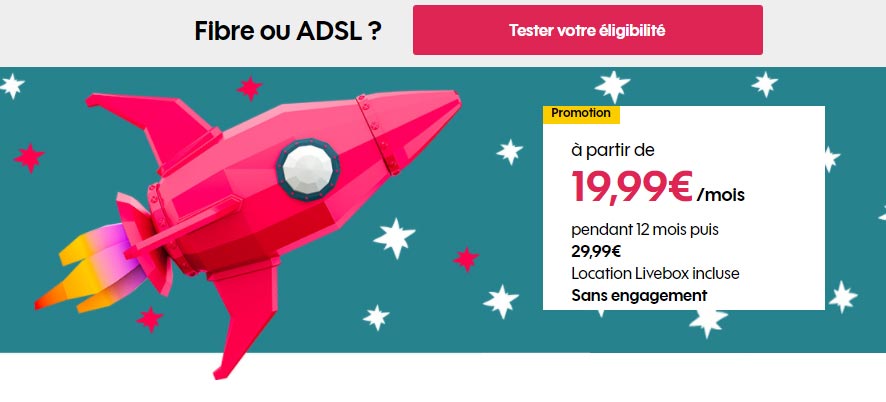La Boîte Sosh en promo à 19,99? par mois
