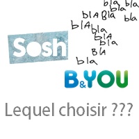 L'illimité pour moins de 10€ : Lequel choisir entre SOSH et B&You?