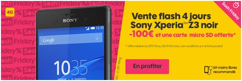 Sosh Friday : Dernières heures pour profiter de la vente flash Sony Xperia !