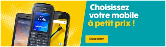 Bon plan Sosh : Des mobiles à petit prix avec un forfait sans engagement à partir de 4.99€ !