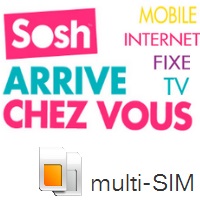 Sosh : Le multi-SIM en même temps que les offres Quadruple Play