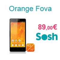 Orange Fova : Un nouveau Smartphone 4G à 89€ avec un forfait Sosh !