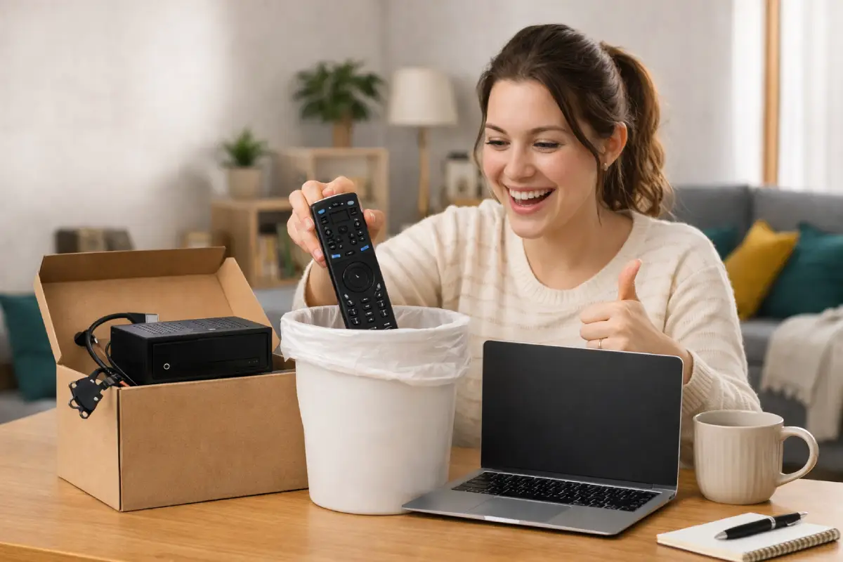 supprimer decodeur TV et economiser