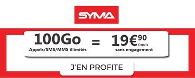 Forfait 100Go Syma Mobile 