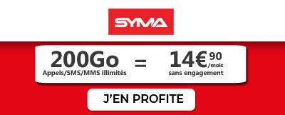 Forfait syma 200 Go