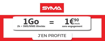 Syma Mobile forfait 1.90?