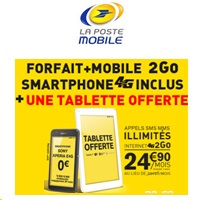 Bon plan La Poste Mobile : Une tablette Archos de 7’’ offerte avec le forfait illimité 2Go ou 5Go !
