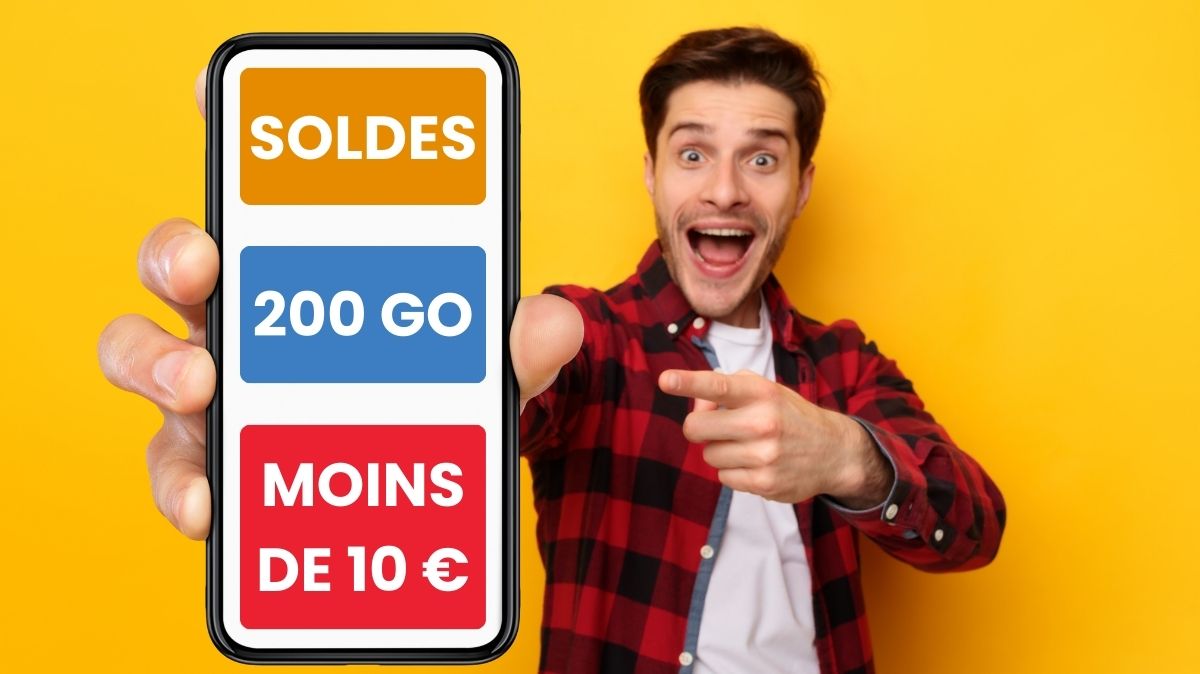 Tops forfaits 200 Go à moins de 10 euros