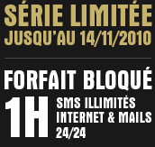 La Série Limitée 1h Internet à nouveau disponible chez Universal Mobile