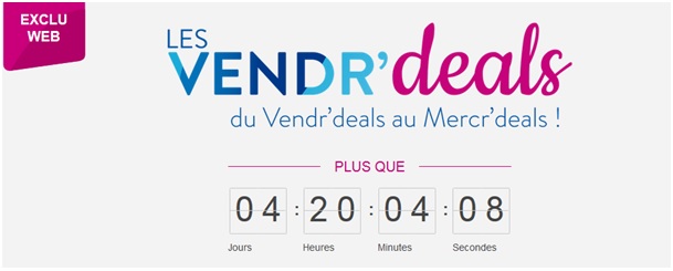 Top départ pour le deal du vendredi chez Bouygues Telecom : Les vendr'deals !