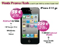 IPhone 4 à 59€ jusqu'à demain chez Afone Mobile