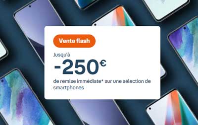 promo vente flash Smartphones de Bouygues Telecom