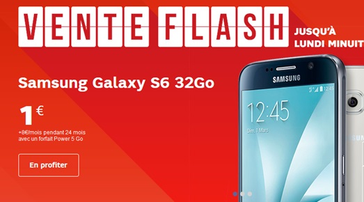 Samsung Galaxy S6, Galaxy S6 Edge ou Galaxy S6 Edge+ en vente flash chez SFR !