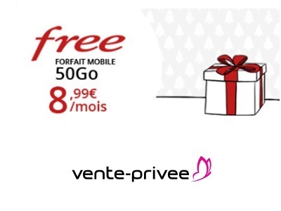 Vente privée : le forfait Free 50 Go à petit prix et à VIE prolongé jusqu'au 21 décembre 6h