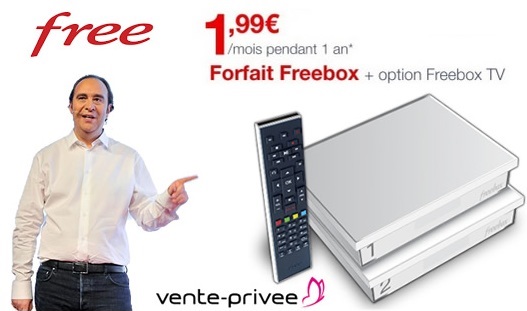 C'est parti pour la vente privée Free : la Freebox Crystal à 1.99 euros par mois 