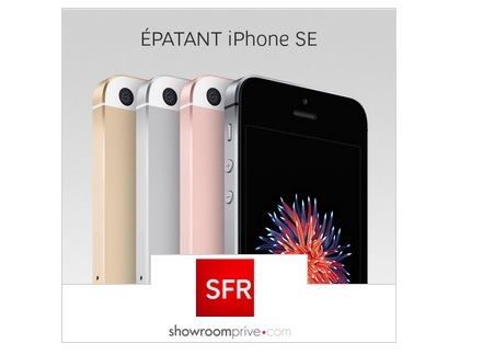 La vente privée SFR pour l'achat d'un iPhone SE valable encore quelques heures