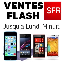 SFR : Jusqu’ à 100€ de remise immédiate ou 200€ remboursés sur une sélection de Smartphones !