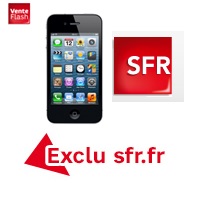 Vente flash exceptionnelle SFR sur l'iPhone 4 8Go !