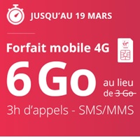 Moins de 2 jours pour profiter du forfait 3H avec 6Go à moins de 15€ chez Virgin !