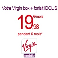 Virgin Box : Une offre Internet tripleplay + forfait mobile 2h à 19.99€ !