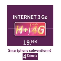  Nouveau : Virgin Mobile intègre la 4G avec son  forfait illimité sans engagement à 19.99€ !