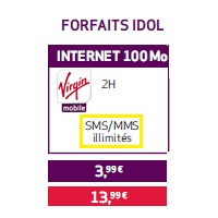 Du nouveau chez  Virgin Mobile : Le forfait sans engagement à 3.99€ évolue !
