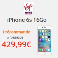 iPhone 6S enfin disponible en précommande chez Virgin Mobile !