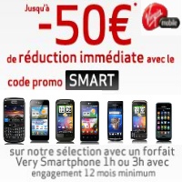 Remise exceptionnelle de 50 euros sur votre smartphone chez Virgin Mobile