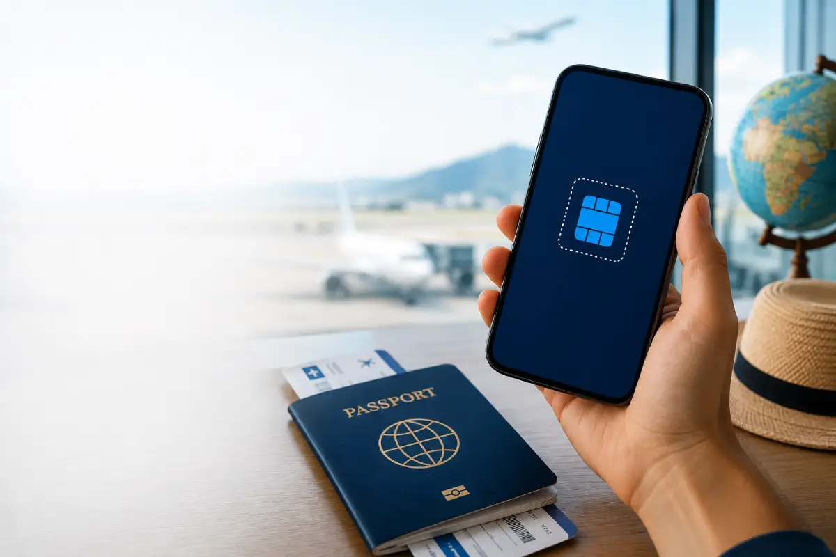 esim de voyage pour utiliser son smartphone dans plusieurs pays