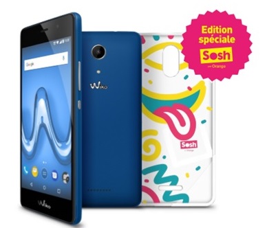 Nouveau ! Le Wiko Tommy 2 est arrivé chez SOSH avec une coque Edition Spéciale Sosh offerte