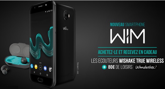 Le WIKO WIM est arrivé chez Bouygues Telecom avec des écouteurs et 80 euros sur Wonderbox offerts