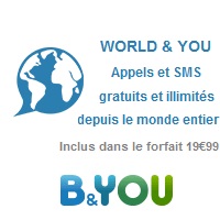Forfaits mobiles B&YOU : L’application World & You disponible dès aujourd’hui