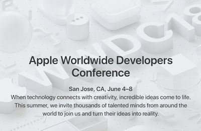 WWDC 2018 : Le Keynote Apple se tiendra le 4 juin à San José