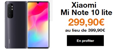 Xiaomi Mi 10 Lite promo Orange